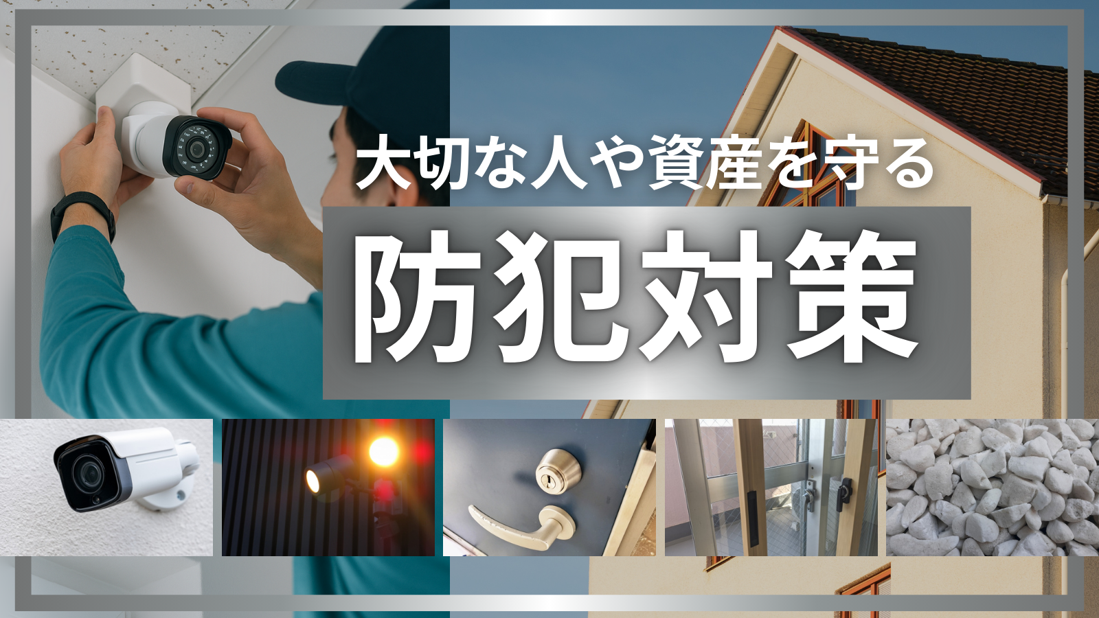 大切な人や資産を守る防犯対策